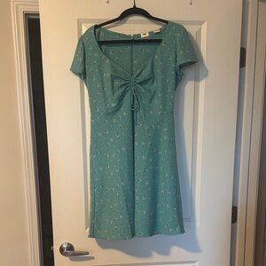 Levi's Teal Floral Mini Dress
